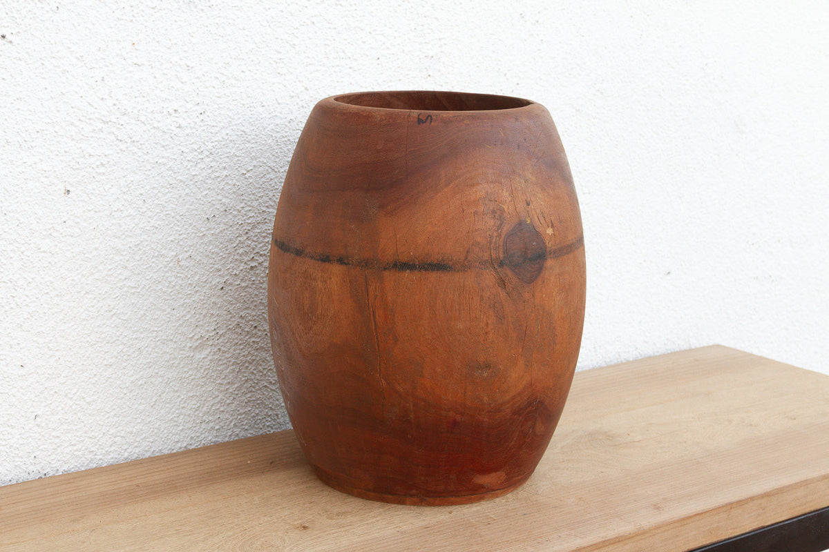 Antique Stenciled Grain Measure Pot (Trade)