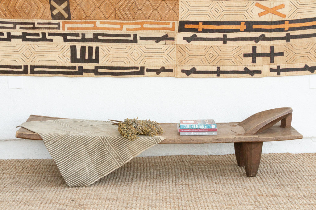 Sculptural Rustic & Elegant African Bed