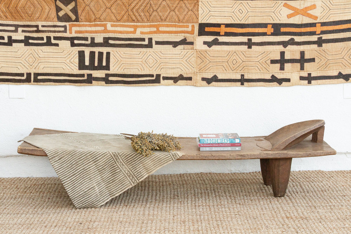 Sculptural Rustic & Elegant African Bed