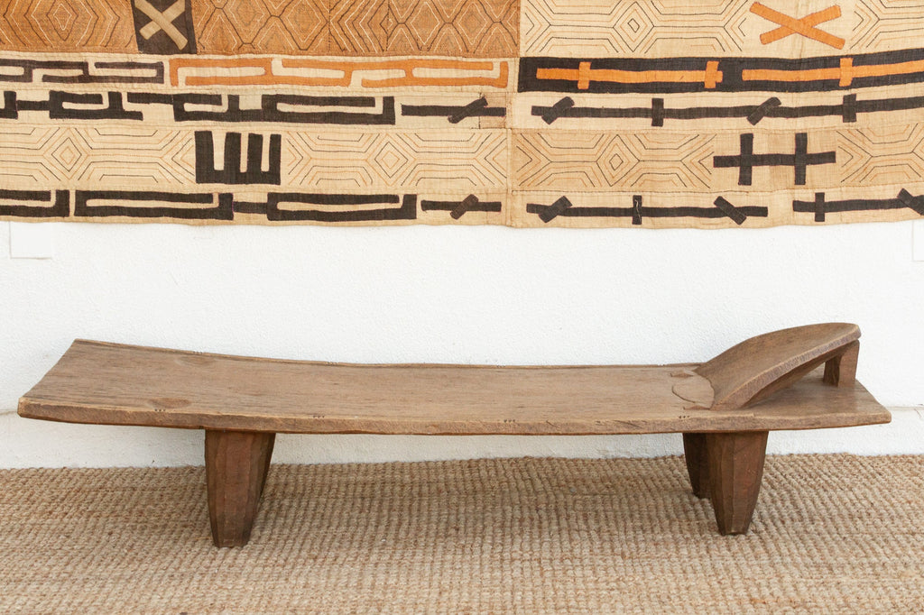 Sculptural Rustic & Elegant African Bed