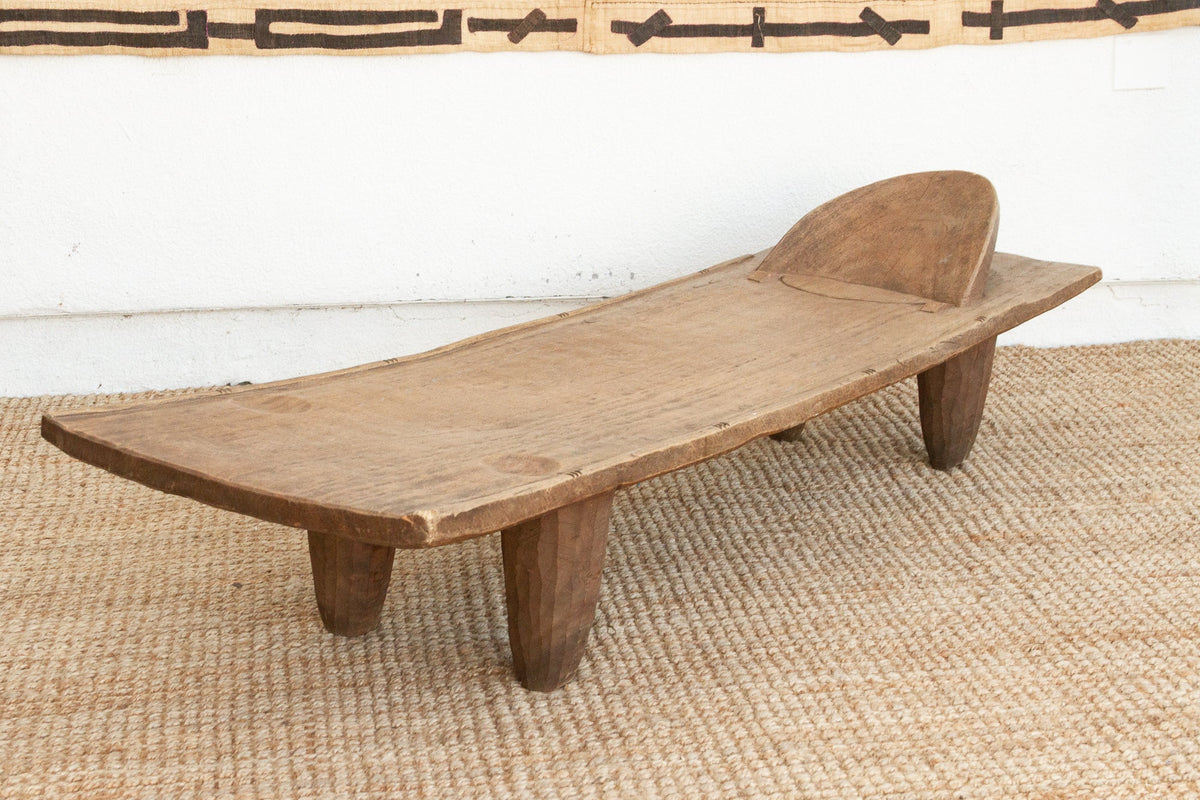 Sculptural Rustic & Elegant African Bed