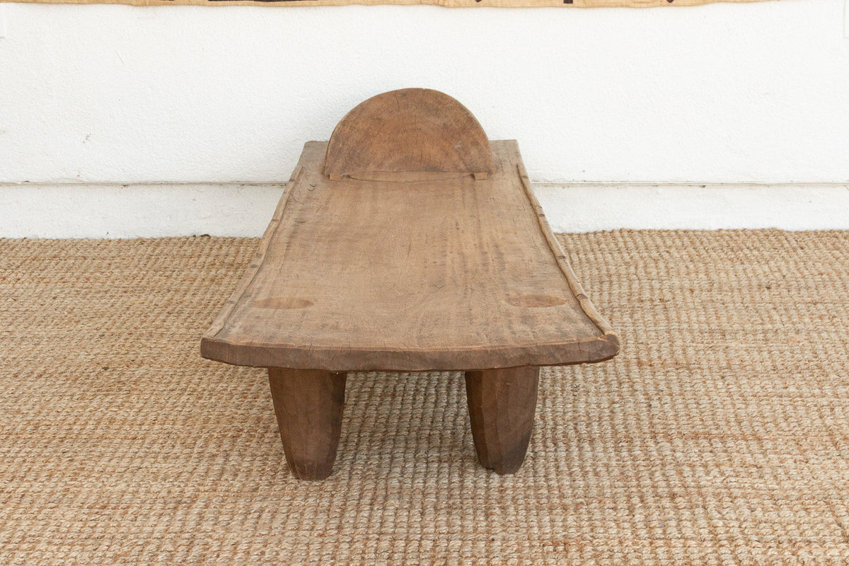 Sculptural Rustic & Elegant African Bed