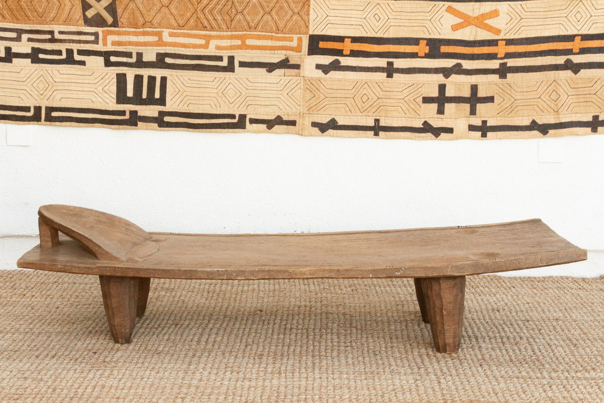 Sculptural Rustic & Elegant African Bed