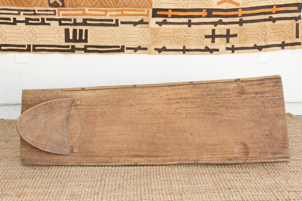 Sculptural Rustic & Elegant African Bed