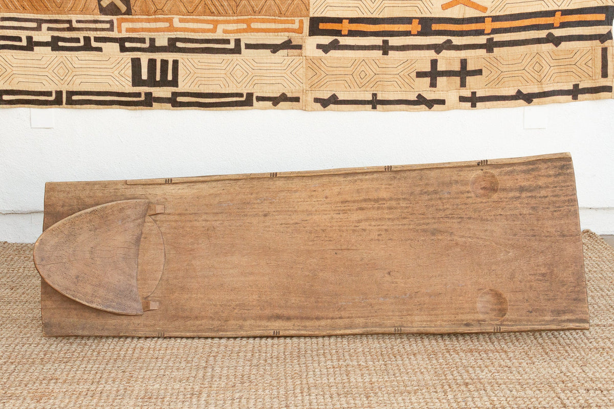 Sculptural Rustic & Elegant African Bed