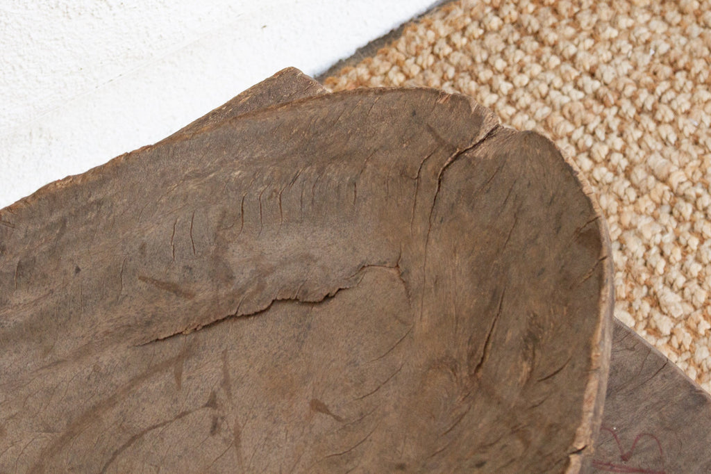 Handcarved Old Wooden Statement Senufo Bed