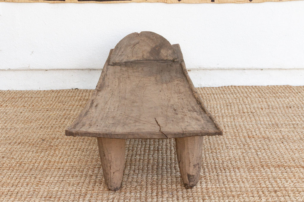 Handcarved Old Wooden Statement Senufo Bed