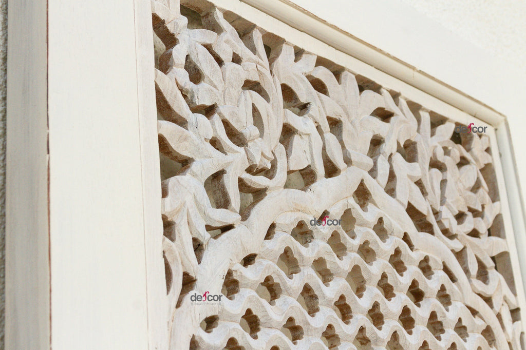 Antique Finely Carved Jali Door Panel