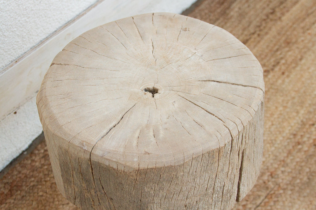 Organic Modern Metal Strap End Table (Trade)