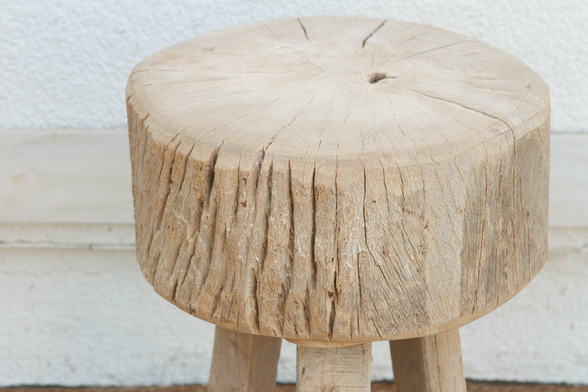 Organic Modern Metal Strap End Table (Trade)