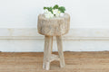 Rustic Round Table w/Thick Slab Top