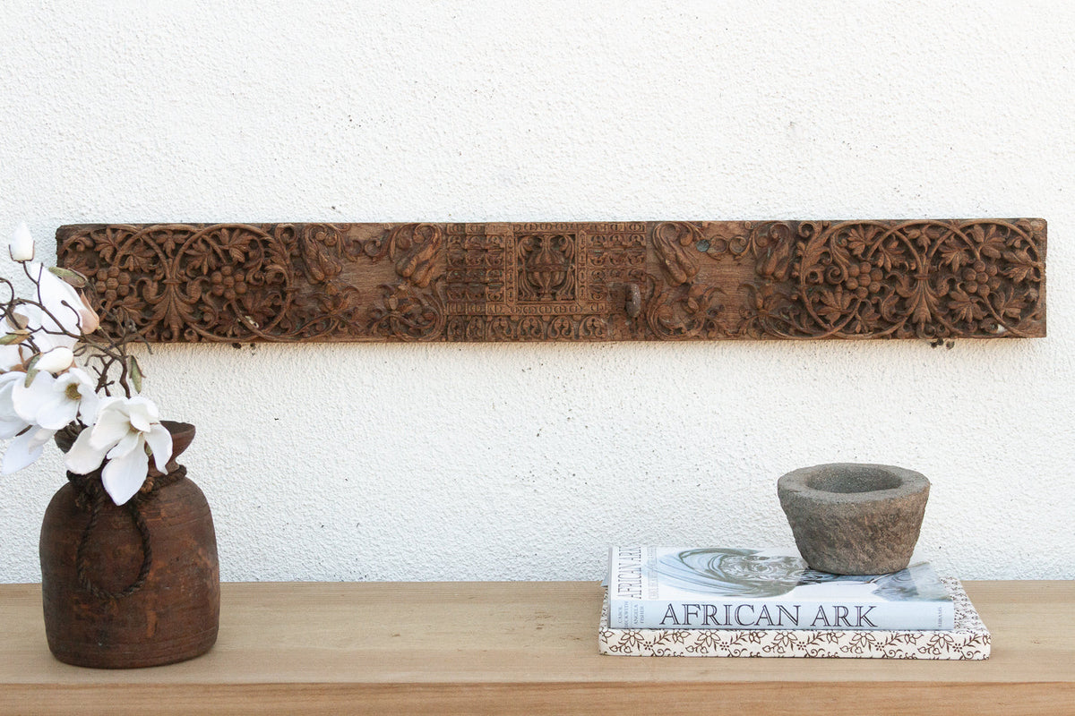 Antique India Floral Scrolls Lintels Frieze (Trade)