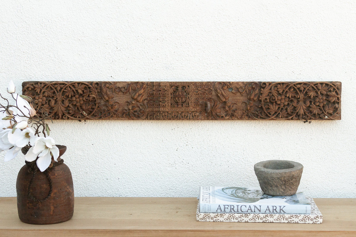Antique India Floral Scrolls Lintels Frieze (Trade)