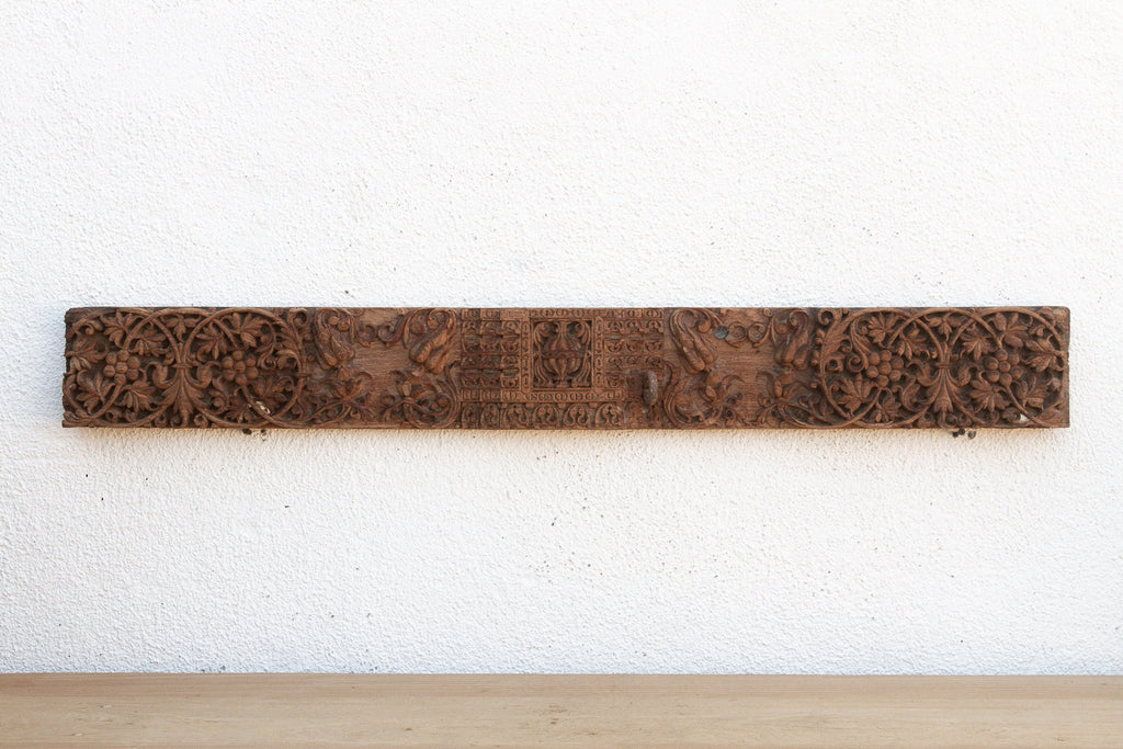 Antique India Floral Scrolls Lintels Frieze (Trade)