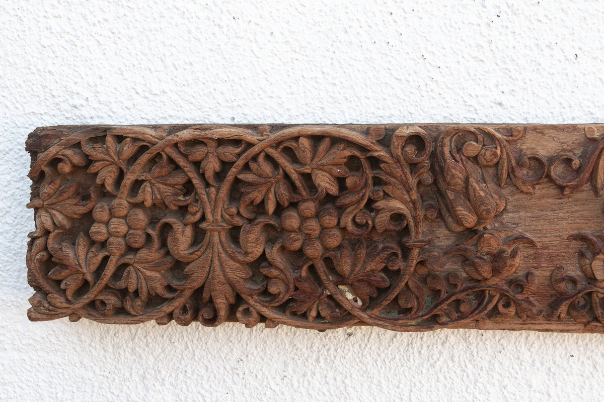 Antique India Floral Scrolls Lintels Frieze (Trade)