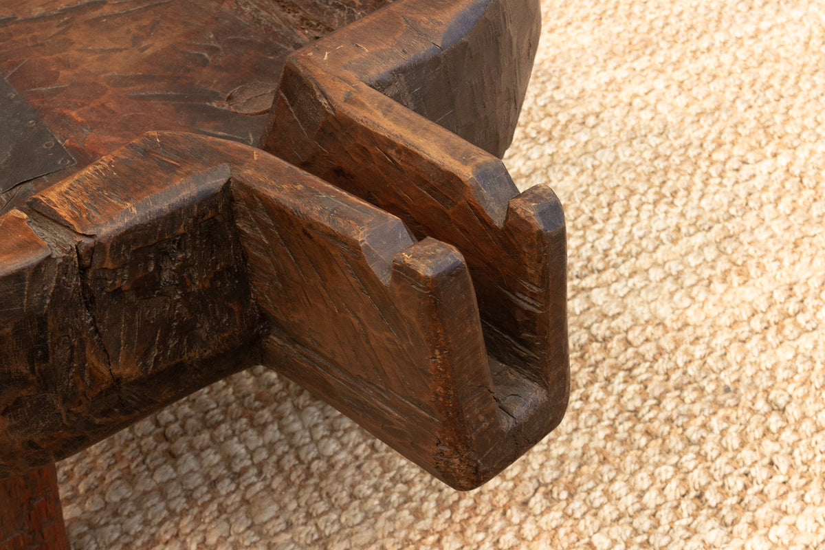 Rustic Antique French Cheese-Making Trough Table