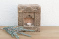 Earthy Gray Stone, Antique Indian Niche (Trade)