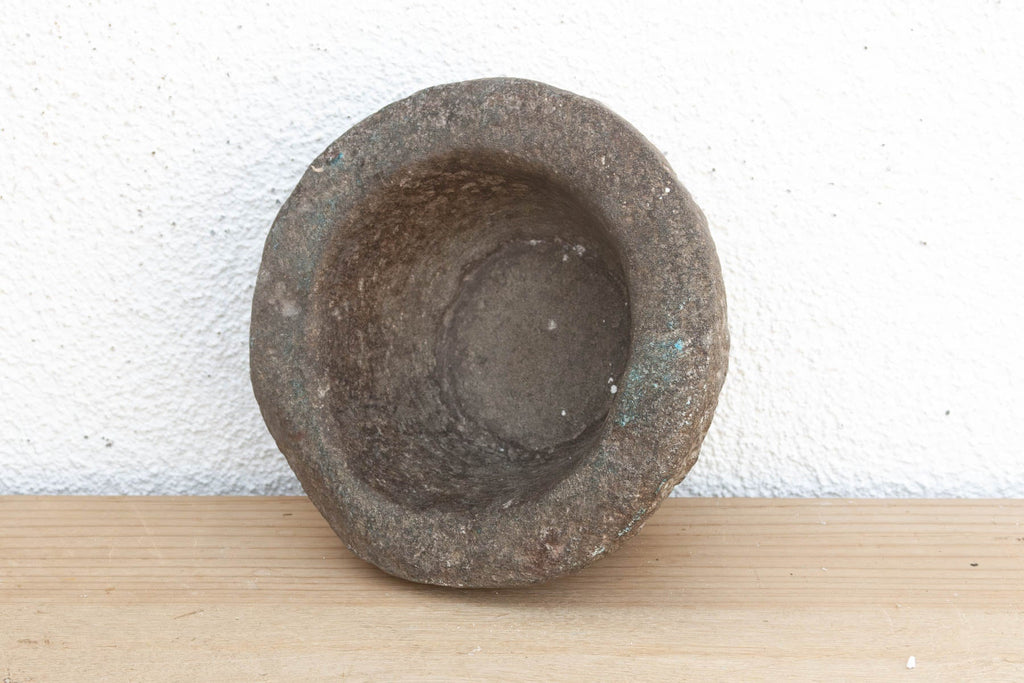 Old World Stone Mortar Bowl