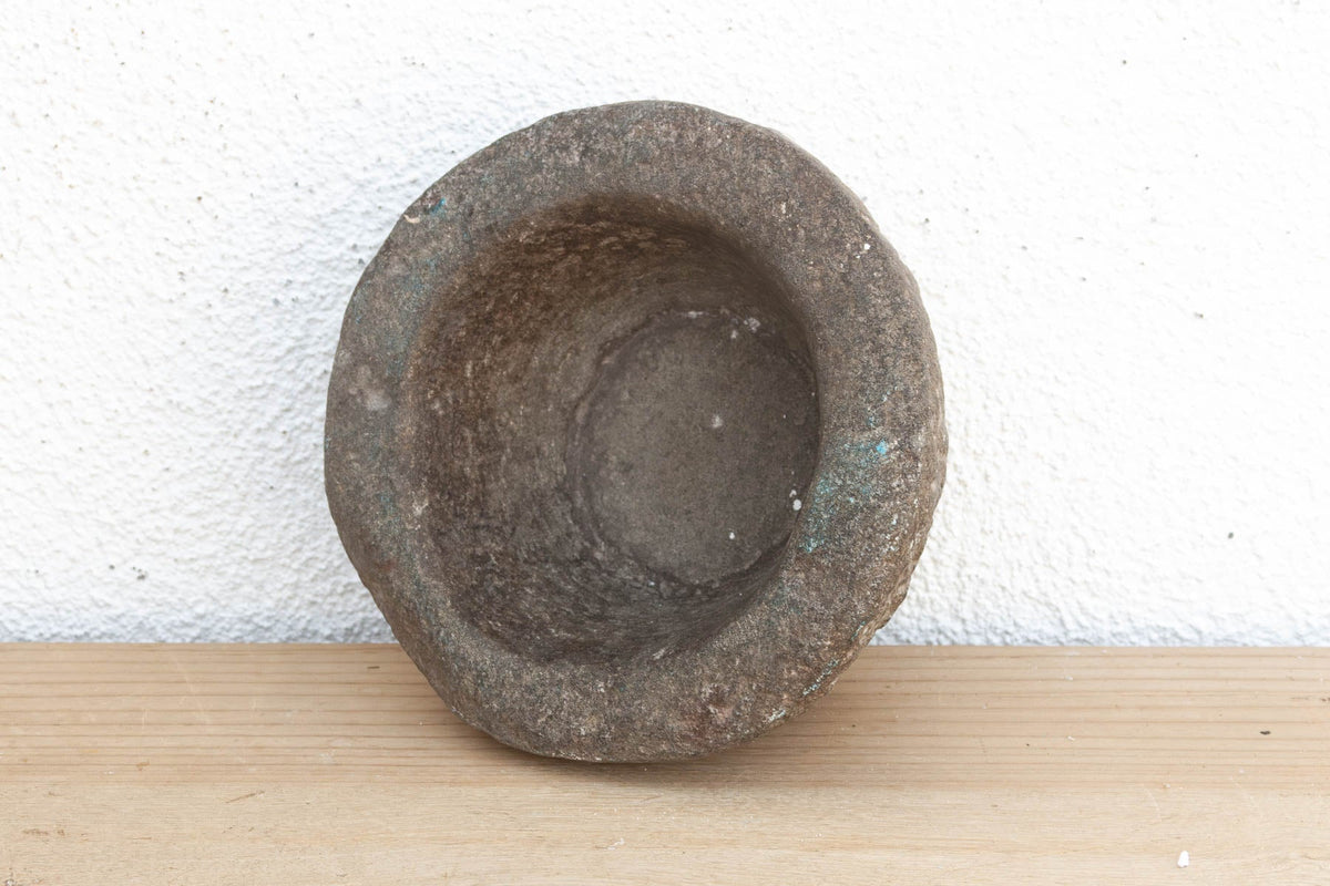 Old World Stone Mortar Bowl