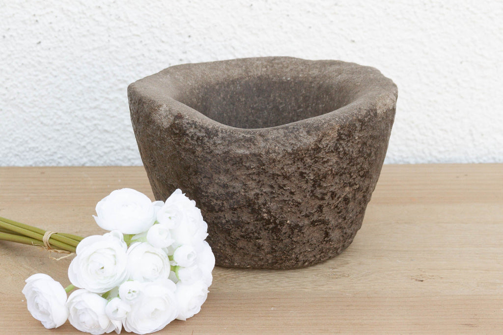 Rustic Wabi Sabi Stone Basin