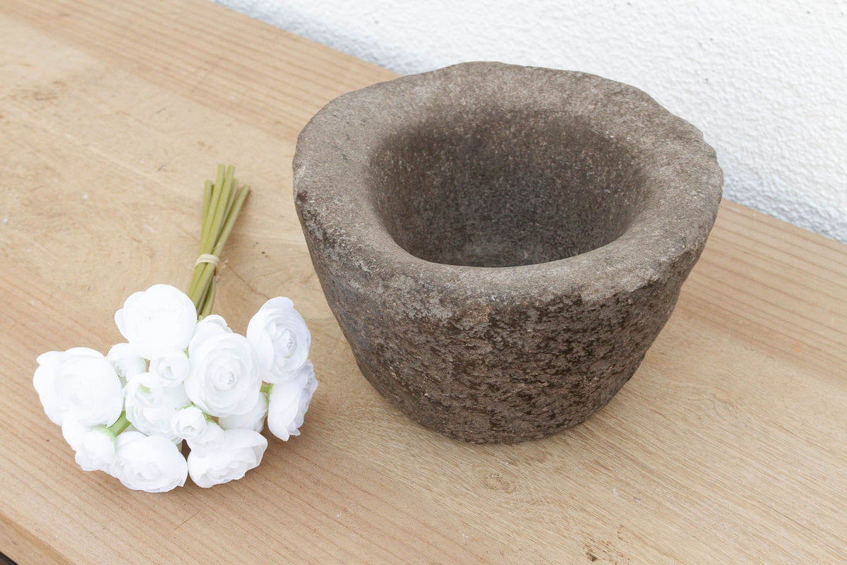 Rustic Wabi Sabi Stone Basin