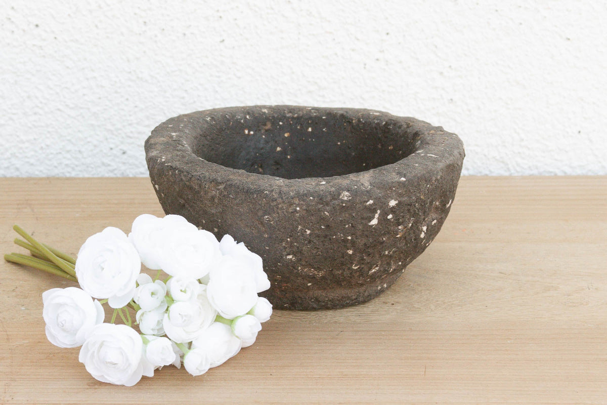 Antique Country Kitchen Stone Bowl (Trade)