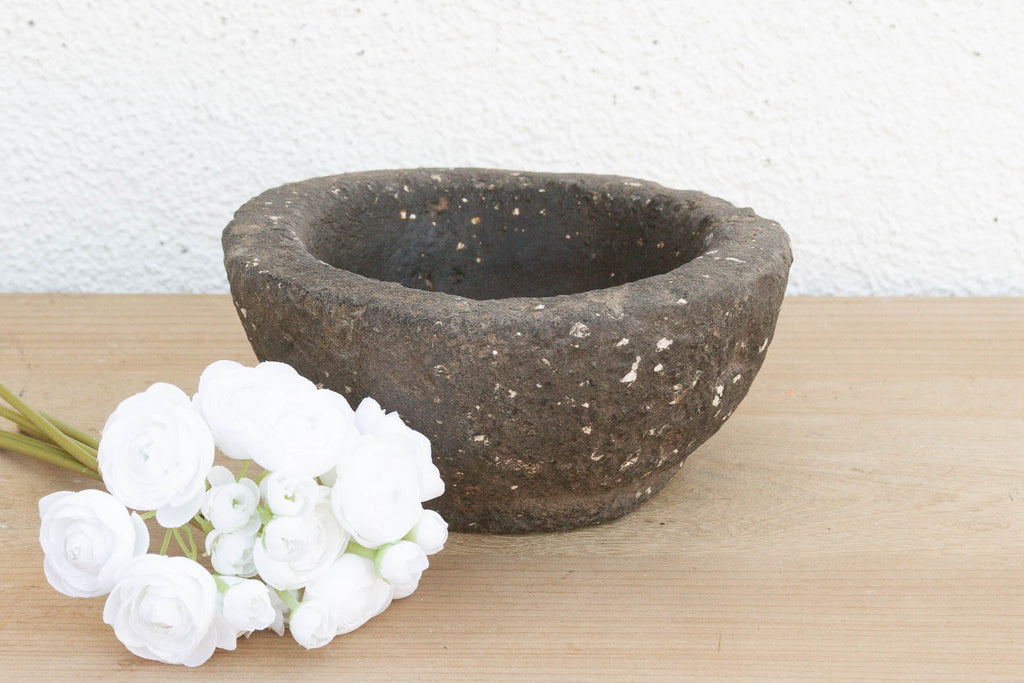 Antique Country Kitchen Stone Bowl (Trade)