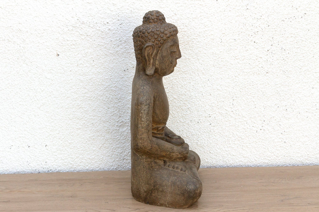 Old Stone Peaceful Garden Buddha