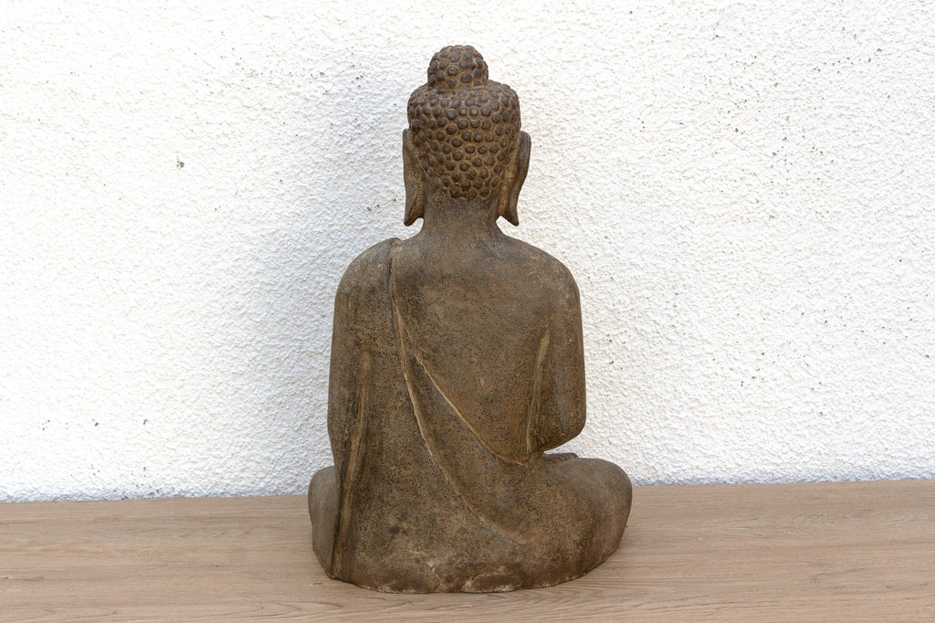 Old Stone Peaceful Garden Buddha