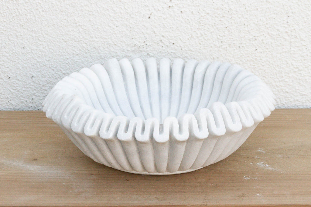 Hand-carved Large Marble Centerpiece