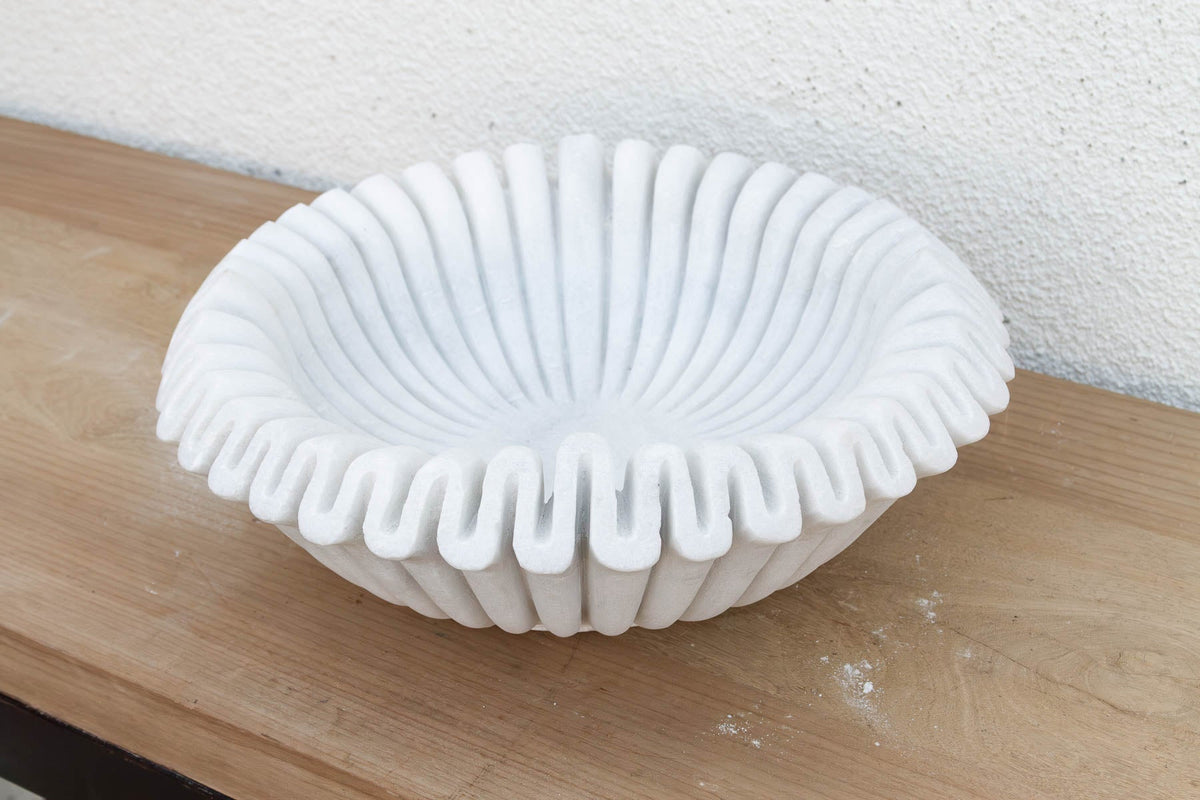 Hand-carved Large Marble Centerpiece (Trade)