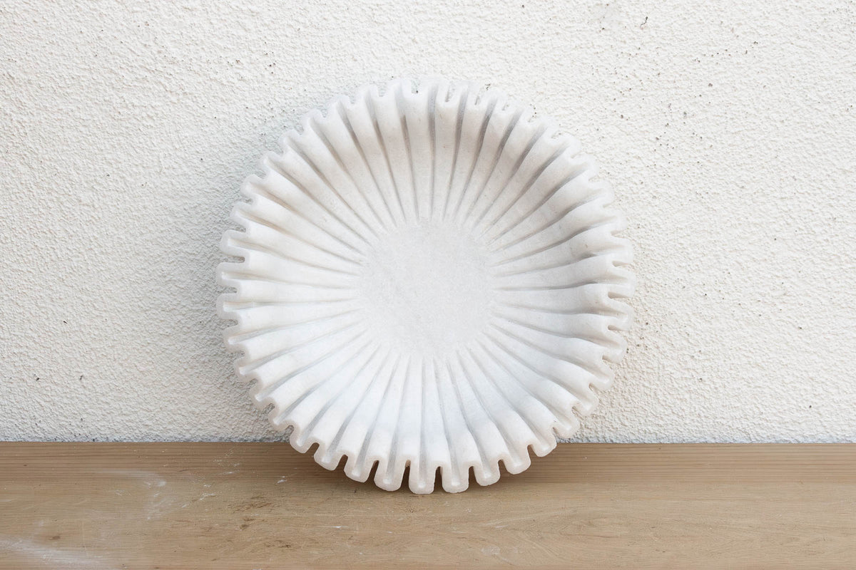 Large Organic Modern Marble Bowl