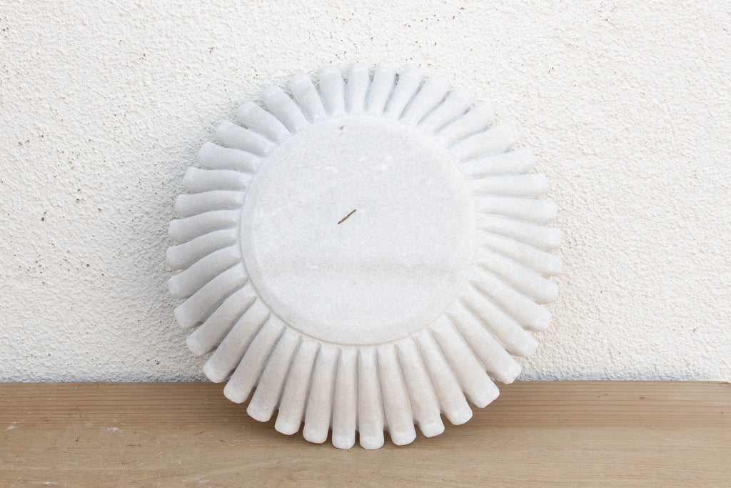 Grand Fluted Marble Catch-All (Trade)