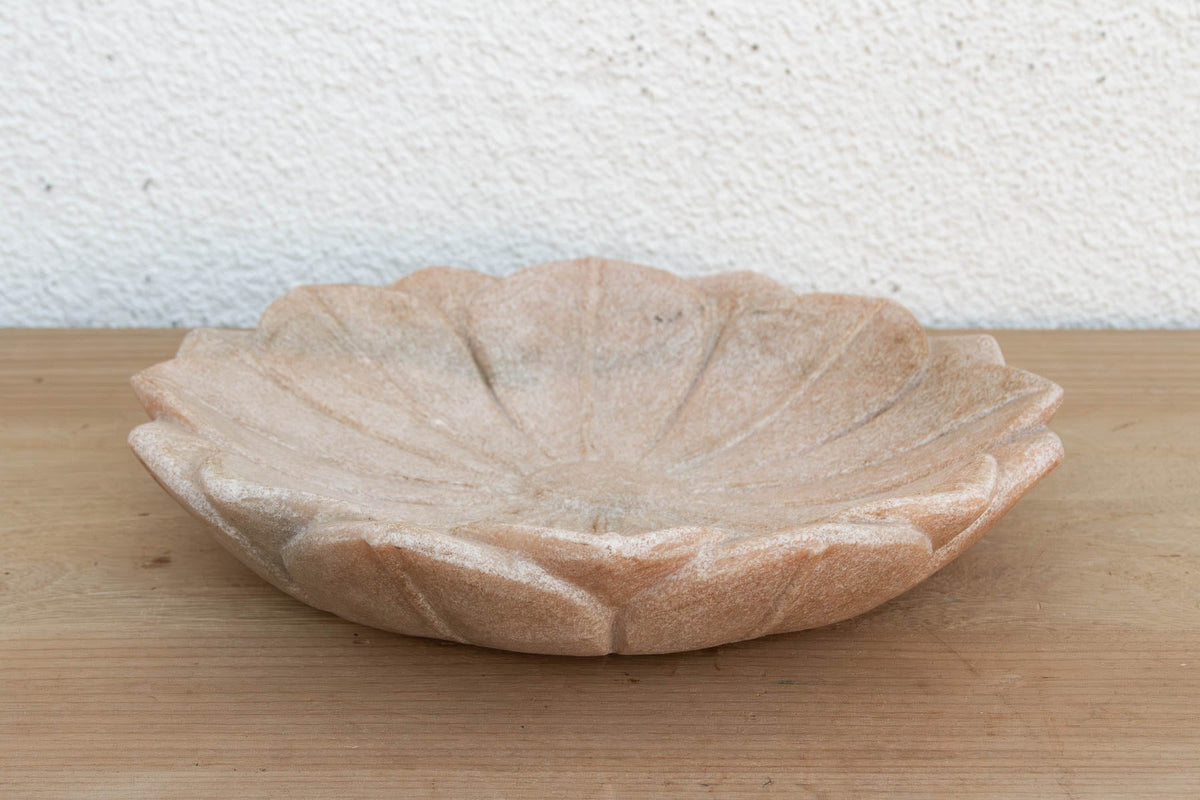 Blush Pink Stone Lotus Flower