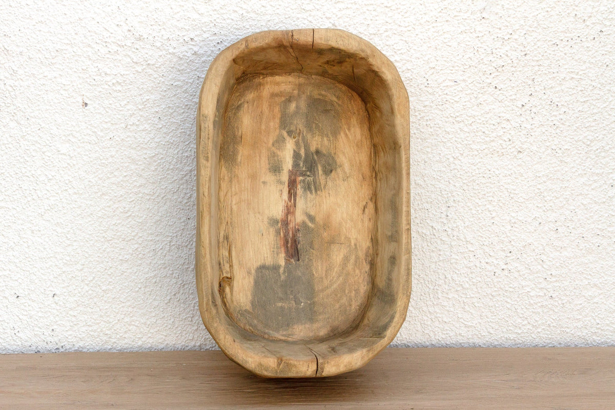 Early 20th Century Country Handhewn Basin