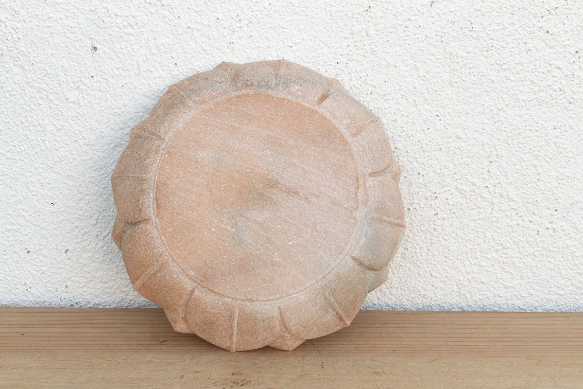 Blush Pink Stone Lotus Flower