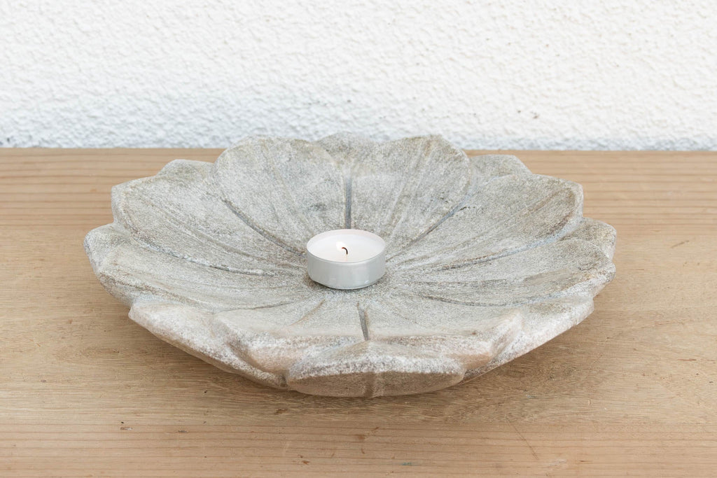Petite Grey Stone Lotus Flower (Trade)