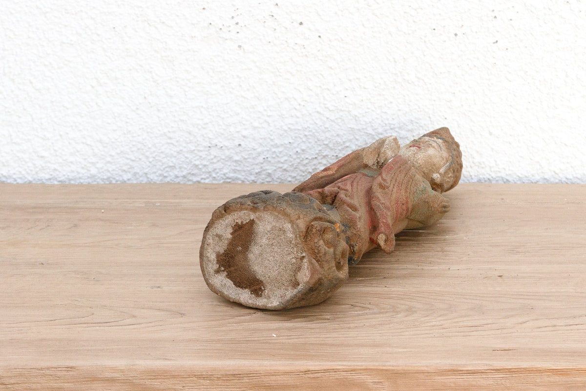 Small Serene Carved Praying Buddha