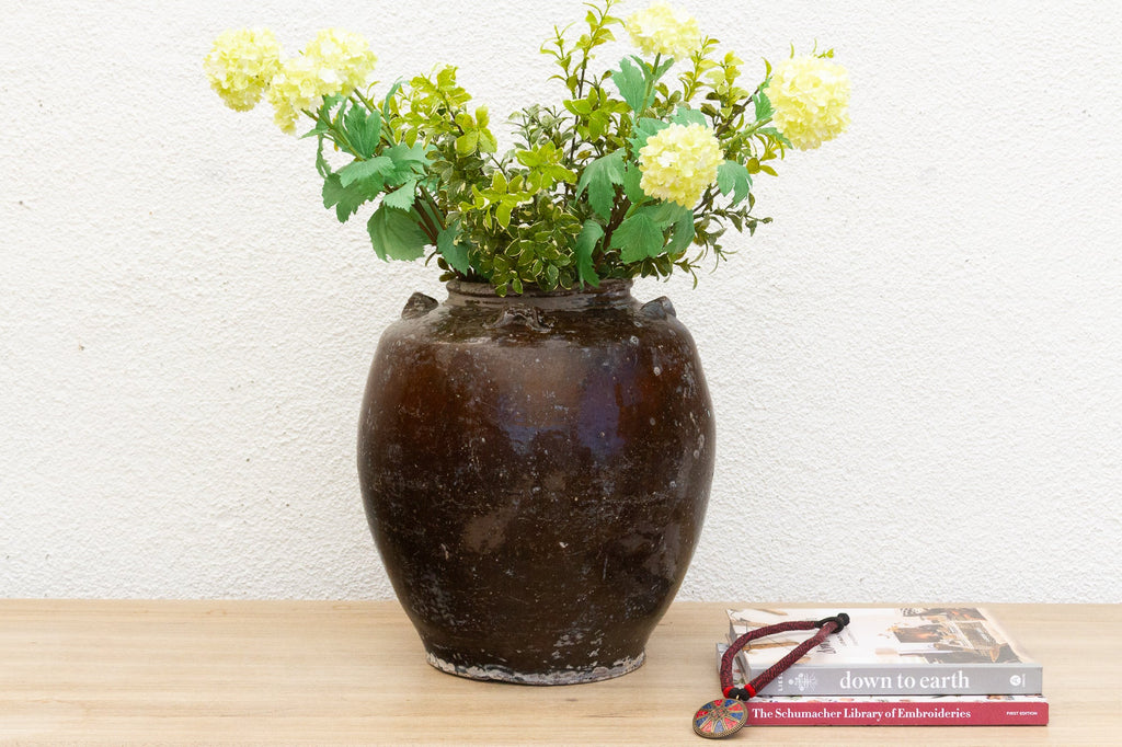 Echoes of Myanmar, Antique Glazed Martaban Pot