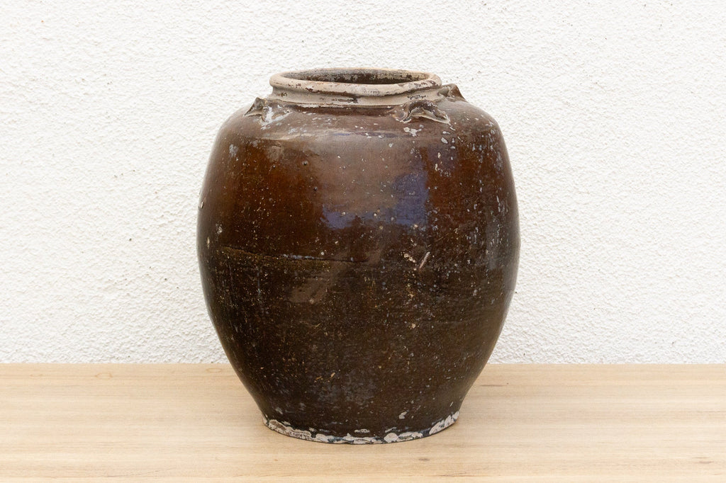 Echoes of Myanmar, Antique Glazed Martaban Pot
