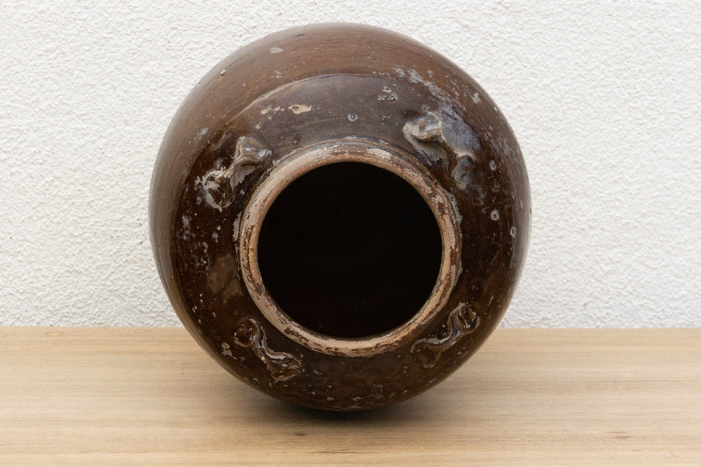 Echoes of Myanmar, Antique Glazed Martaban Pot