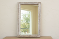 Antique Wabi Sabi Weathered Teak Mirror (Trade)