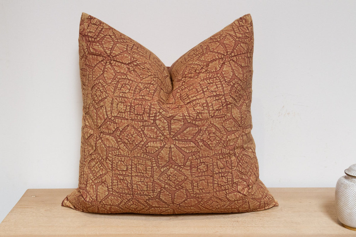 Twig Brown Handmade Pillow Cover