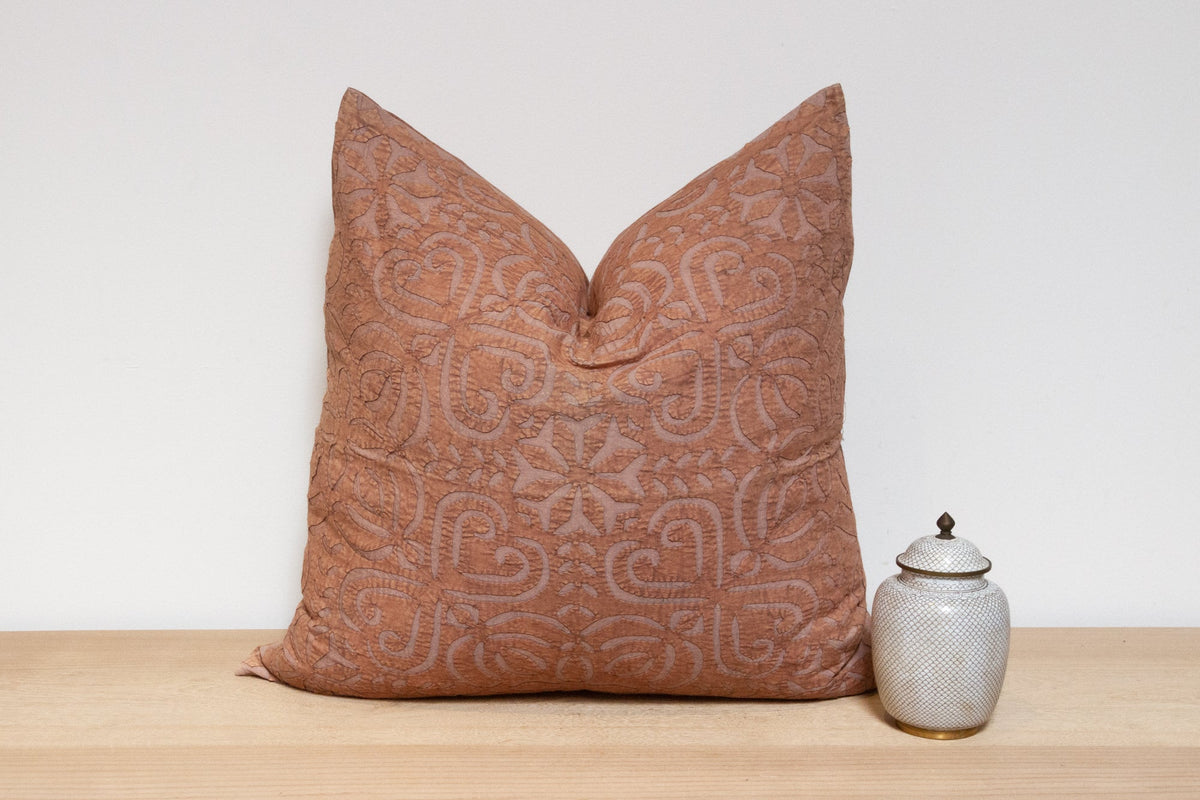 Cider Brown Handmade Pillow Cover