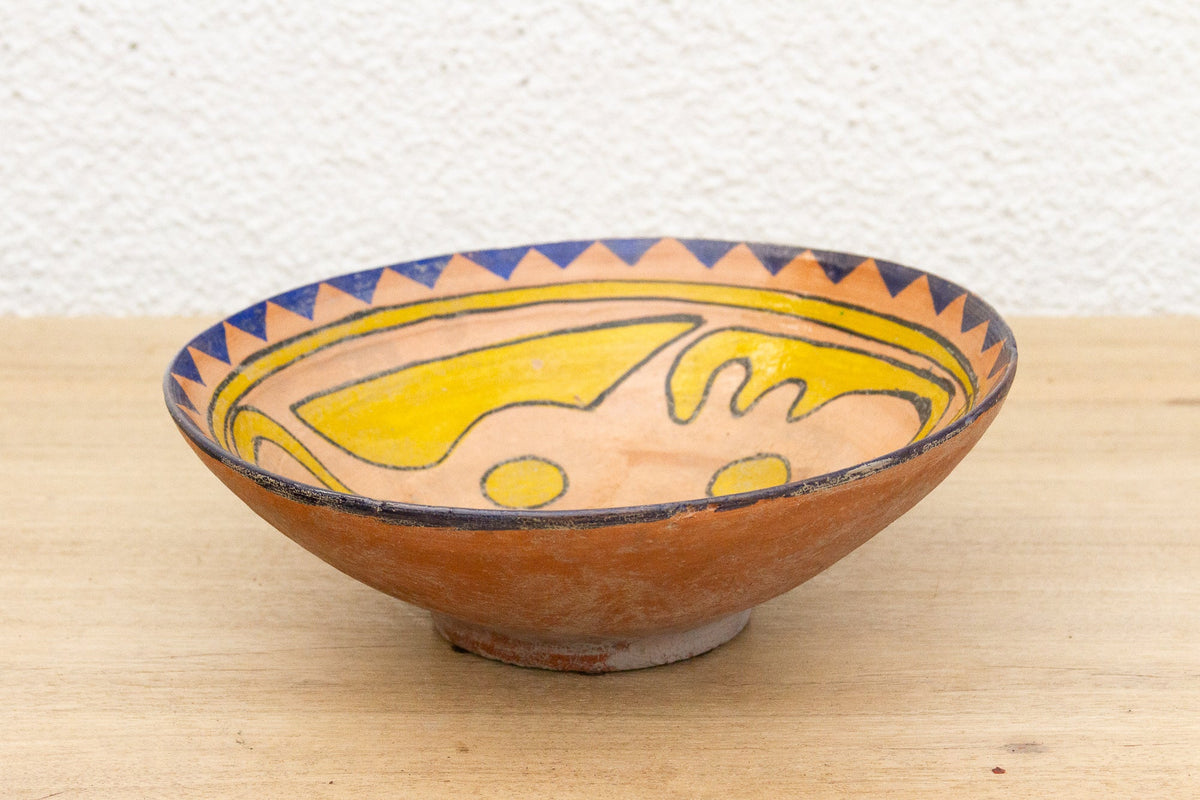 Charming Vintage Spanish Painted Bowl
