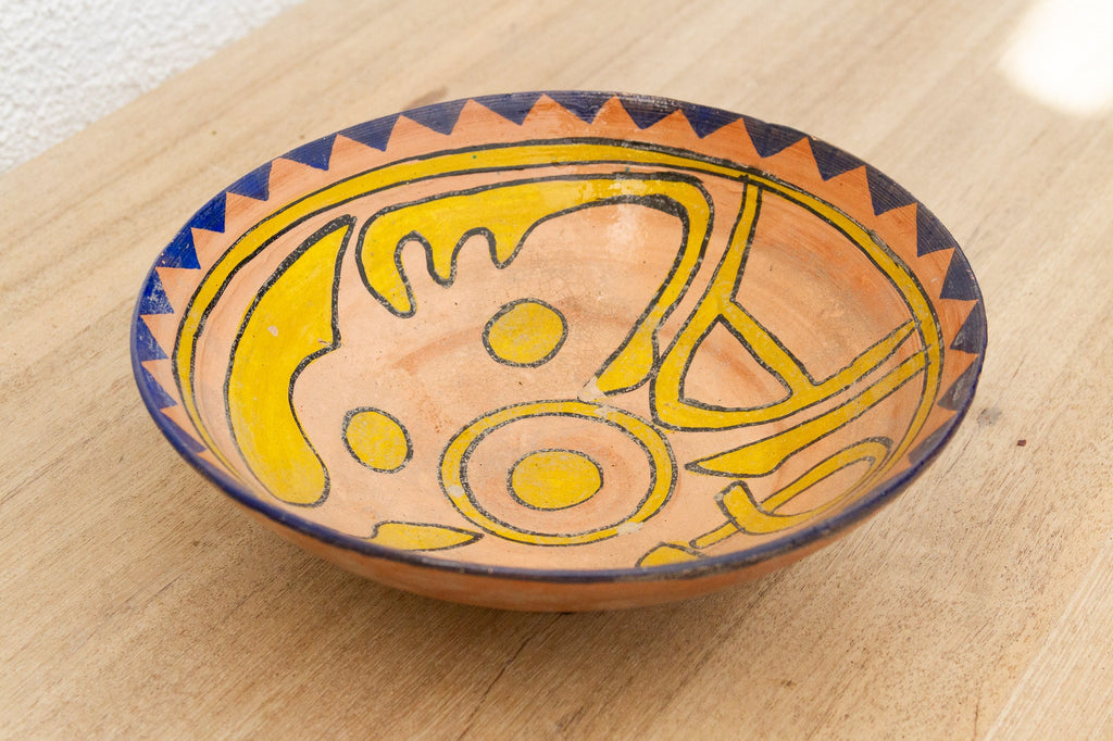 Charming Vintage Spanish Painted Bowl