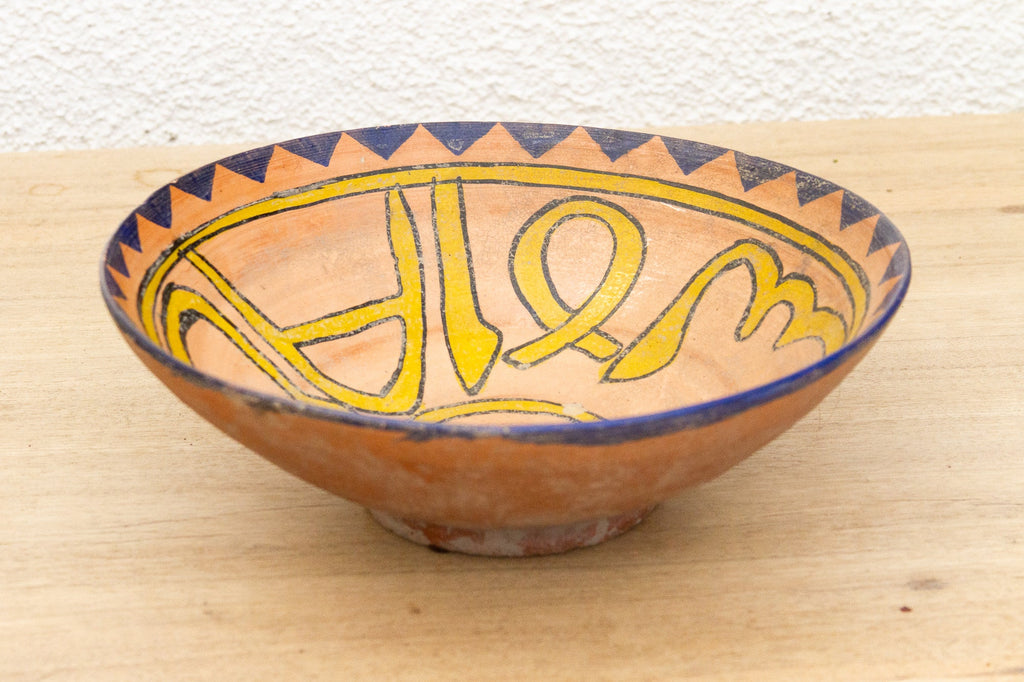 Charming Vintage Spanish Painted Bowl