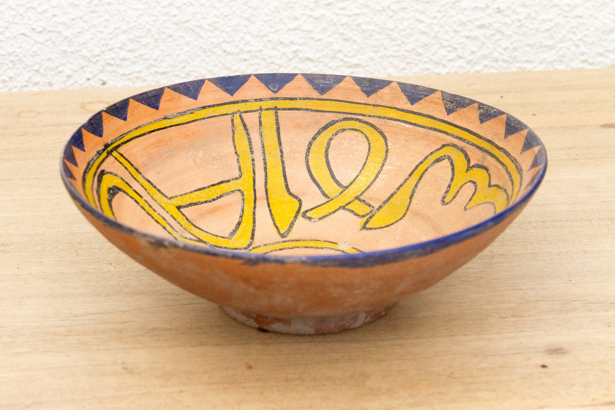 Charming Vintage Spanish Painted Bowl