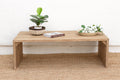 Contemporary Farmhouse Waterfall Coffee Table