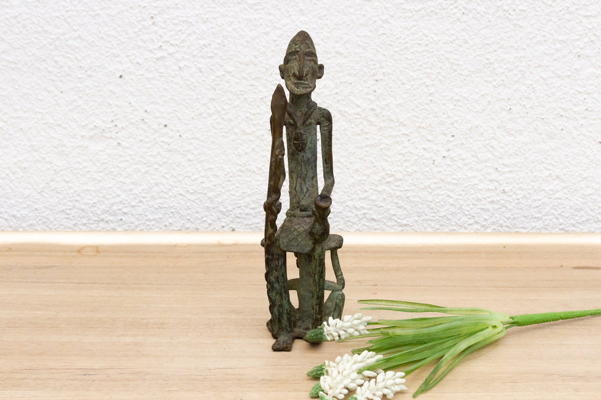 Authentic Antique Dogon Bronze Figure
